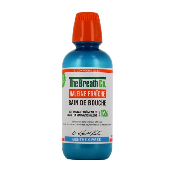 The Breath Co Bain de Bouche Sans Alcool Menthe Givrée 500ml