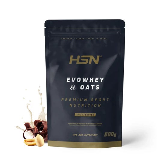 HSN Evowhey & Oats Chocolate y Cacahuete 500g