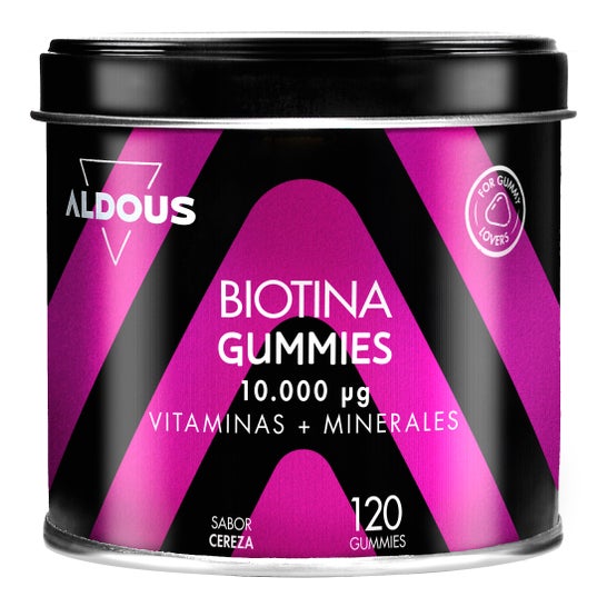 Aldous Bio Biotina 10000mcg  120 gummies