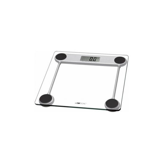 Clatronic Pw 3368 Pèse-personne numérique en verre pour salle de bain