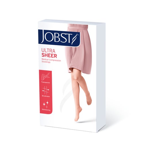 Jobst Ultra Sheer Ccl2 Bas Court Caramel Taille 3 1 Paire
