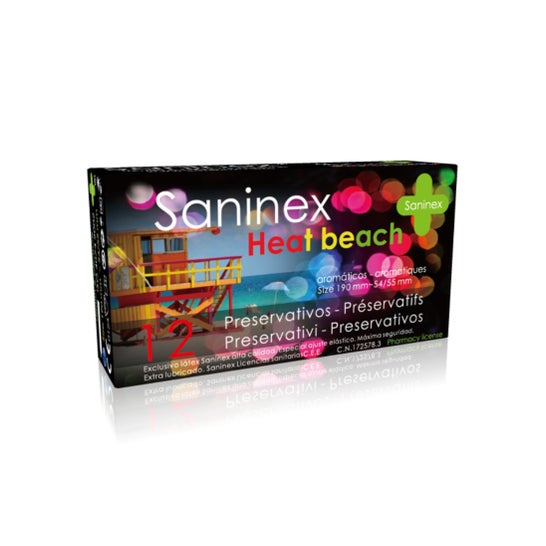 Préservatifs Saninex Préservatifs Heat Beach 12 pièces