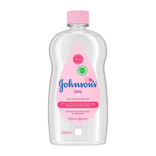 Huile pour bébé Johnson's Rose - 500 ml