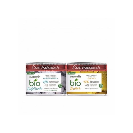Eudermin Bio Natural Exfoliant Hydratant Pack 2uts