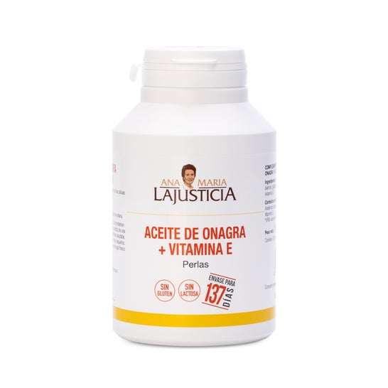 Ana Maria Lajusticia Huile d'Onagre + Vitamine E 275 Perles