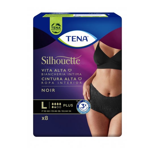 Tena Silhouette Negro Cint Alta T G Tena Silhouette Negro Cint Alta T G