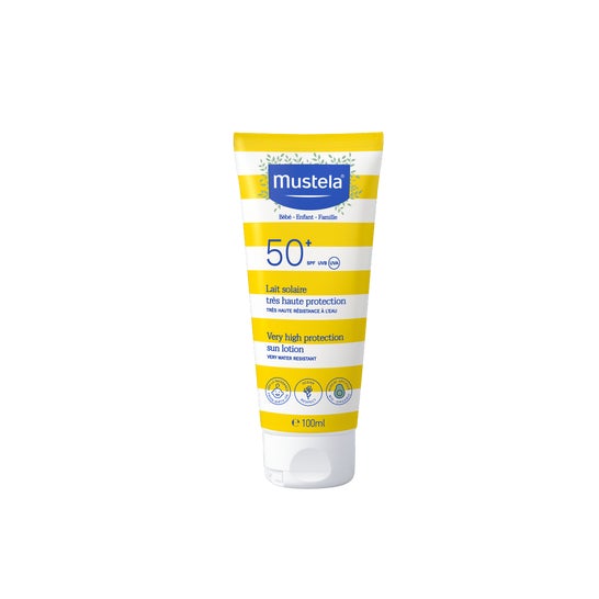 Mustela Lait Solaire Très Haute Protection SPF50+ 100ml