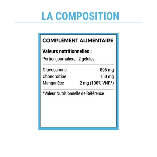 Enova Elements Glucosamine Chondroïtine 60 Gélules