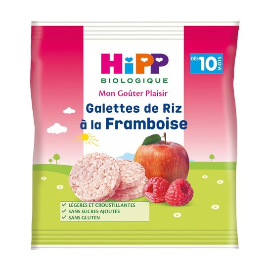 Hipp Gâteaux de Riz aux Framboises Bio 30g
