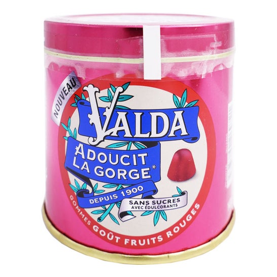 Valda Gommes Fruit Rouge Sans Sucre 140g