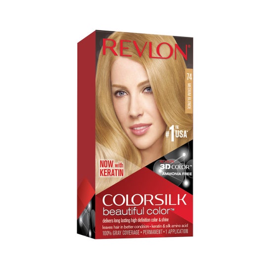 Kit de coloration Revlon Colorsilk 74 blond moyen