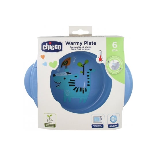 Chicco Plaque Thermo 2 En 1 Bleu 6m Chicco Plaque Thermo 2 En 1 Bleu 6m