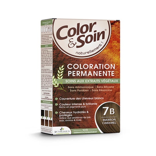 Les 3 Chênes Color & Soin Coloration 7b Marron Caramel 135 ml