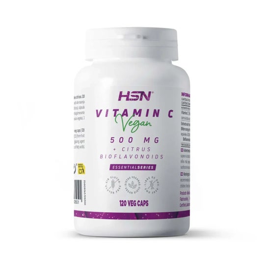 HSN Vitamina C 500mg + Bioflavonoides Cítricos 120vcaps