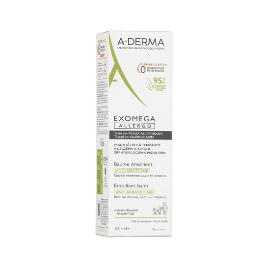 A-Derma Exomega Allergo Baume Émollient 200ml