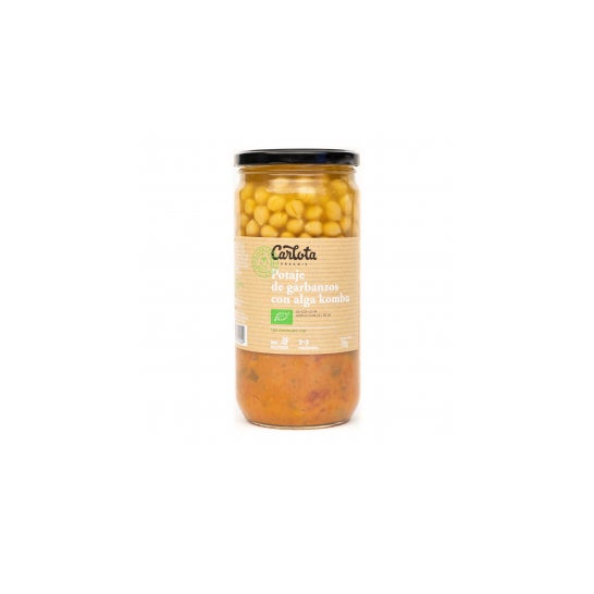 Carlota Organic Ragoût de Pois Chiches aux Algues Kombu720g