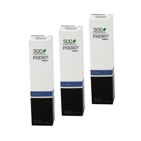 500Cosmetics Phero 3 Hombre Perfume Con Feromonas 3X10ml