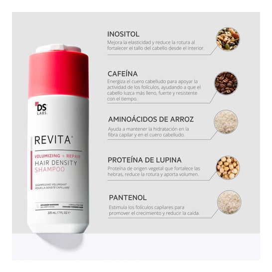 Revita Shampooing Volumisant Réparateur 205 ml