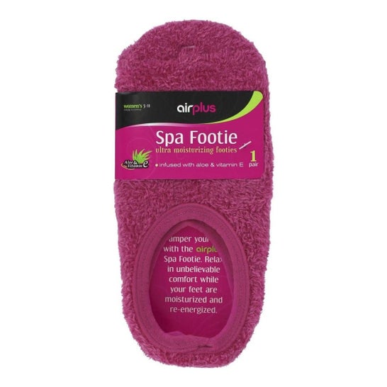 Airplus Chaussette Aloe Vitamina Hydratantes Spa Footies 1 Paire
