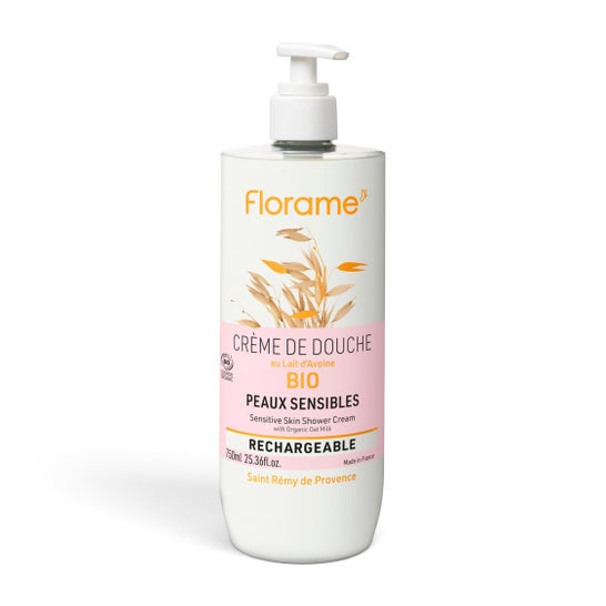 Florame Gel douche au lait d’avoine peaux sensibles 750 ml