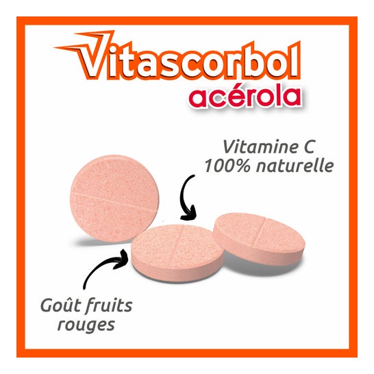 Vitascorbol Acérola 1000 18 Comprimés