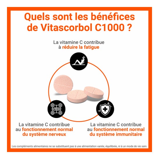 Vitascorbol Acérola 1000 18 Comprimés
