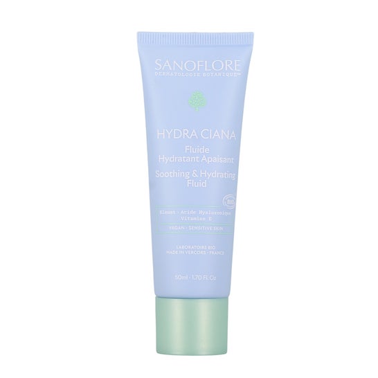 Sanoflore Hydra Ciana Fluide Hydratant Calmant 50 ml