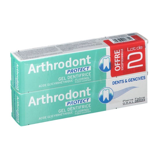 Arthrodont Protect Gel Dentifrice Dents & Gencives 2x75ml
