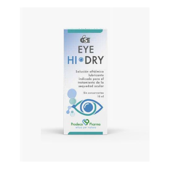 Gse Eye Hi-Dry Solution Ophtalmique Lubrifiant 10ml