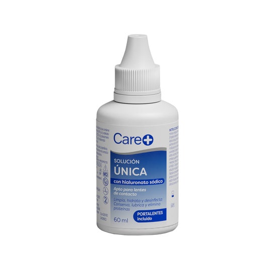 Care+ Solution pour Lentilles avec Hyaluronate de Sodium 60 ml