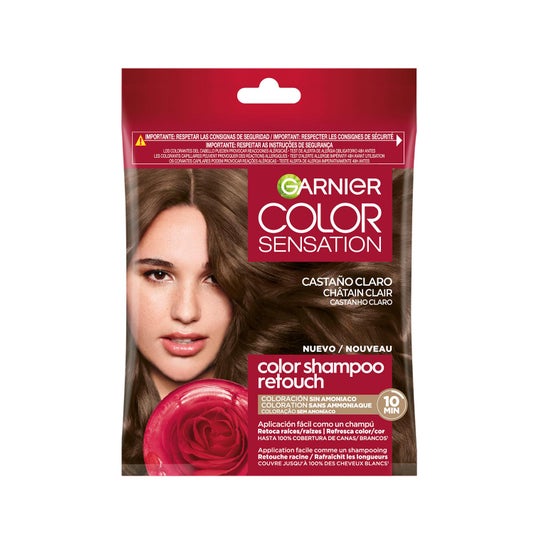Garnier Color Sensation Color Shampoo Retouch 5.0 Light Brown 3uts