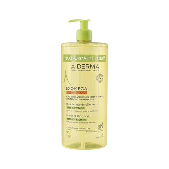 A-Derma Exomega Control Huile Lavante Émolliente 1000ml