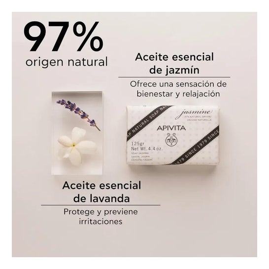 Apivita Savon Naturel Jasmine 125g Apivita Savon Naturel Jasmine 125g