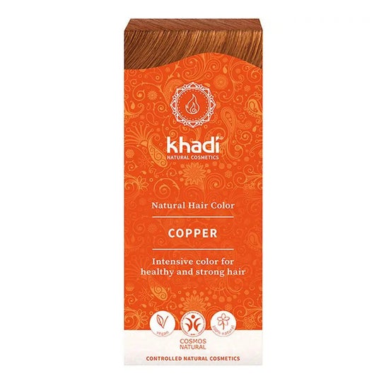 Khadi Herbal Bright Copper Shimmering Blonde and Reddish Colour 100g Khadi Herbal Bright Copper Shimmering Blonde and Reddish Colour 100g