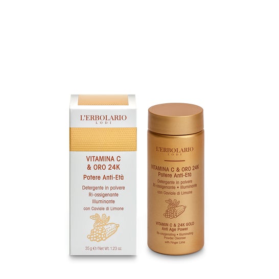 L'Erbolario Vitamine C et Or 24K Nettoyant 35g