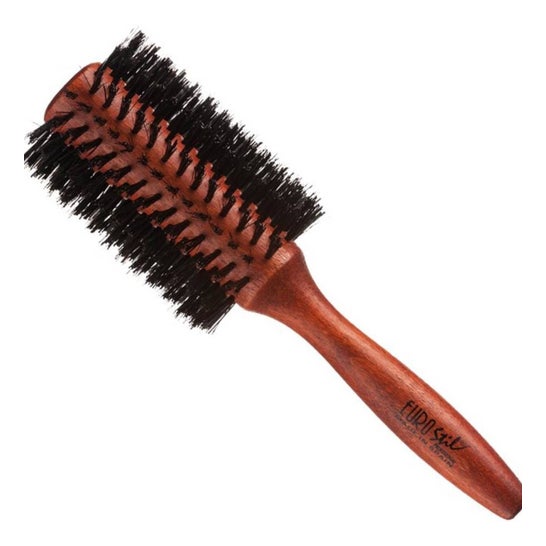 Eurostil Brosse circulaire en bois à poils courts 30cm 1ud