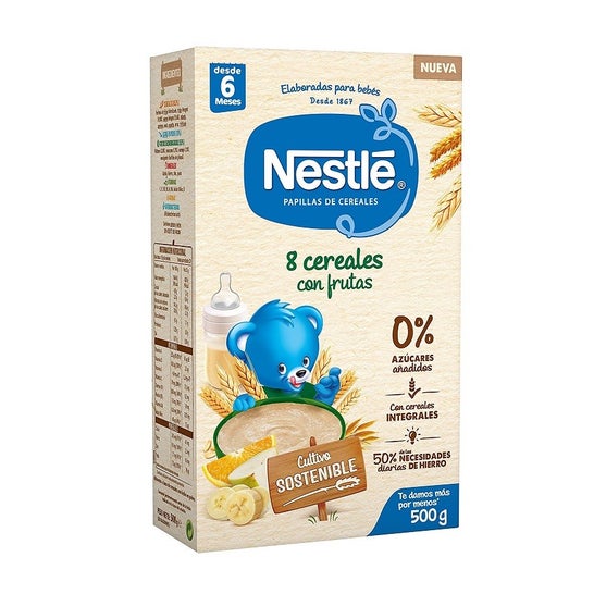 Nestlé 8 Céréales avec Fruits +6M 500g