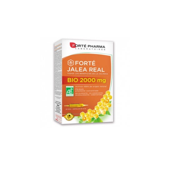 Forté Pharma Gelée Royale Bio 2000mg 20 Ampoules