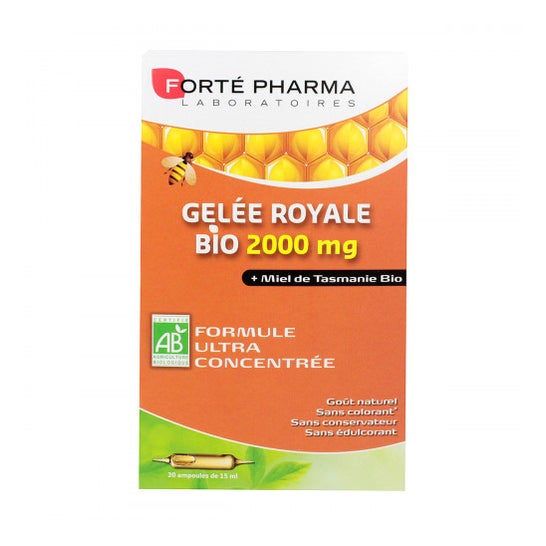 Forté Pharma Gelée Royale Bio 2000mg 20 Ampoules
