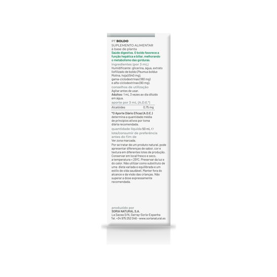 Soria Extrait Complément Boldo Xxi 50ml