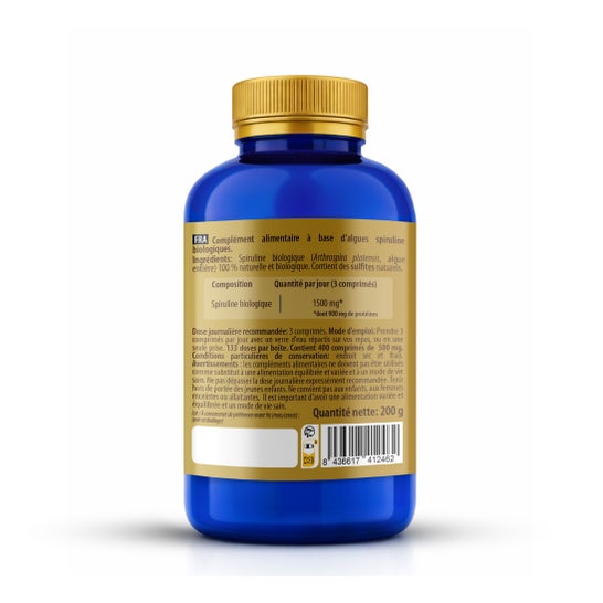 Sanon Spiruline BIO 400 comp