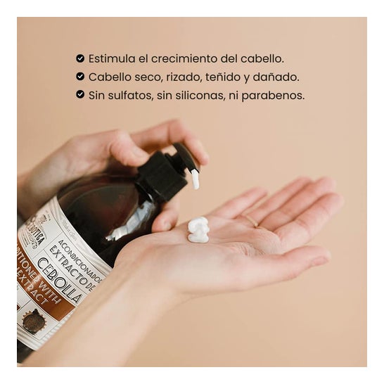 Conditionneur à l'extrait d'oignon 500 ml Desenredante Ml Conditionneur à l'extrait d'oignon 500 ml Desenredante Ml