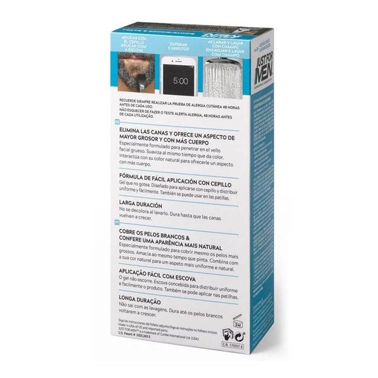 Just For Men Gel colorant brun foncé pour moustache et barbe 30 ml Just For Men Gel colorant brun foncé pour moustache et barbe 30 ml