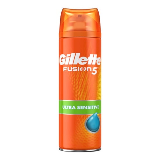 Gillette Fusion Gel de Rasage pour Peau Sensible 200ml