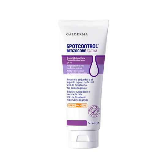 Benzacare Spotcontrol Crème Hydratante Visage Spf30 50ml