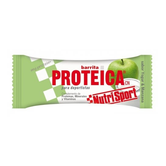 Barre protéinée Nutrisport et pomme 24 pcs