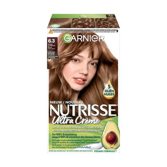 Garnier Nutrisse Kit Coloração Permanen 6.3 Louro Escuro Dourado