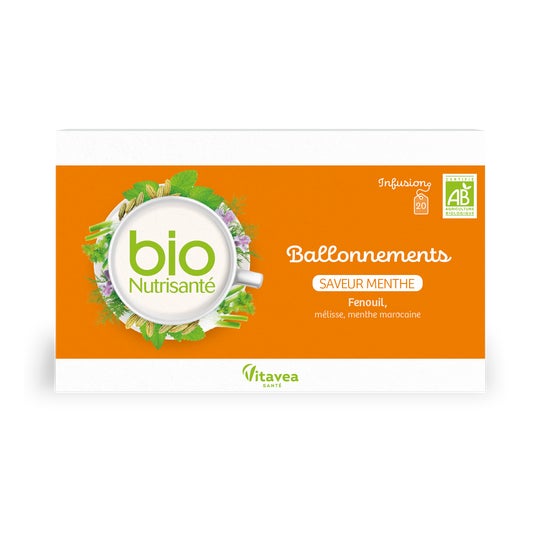 Vitavea Santé Bio Nutrisanté Infusion Ballonements 20 Sachets