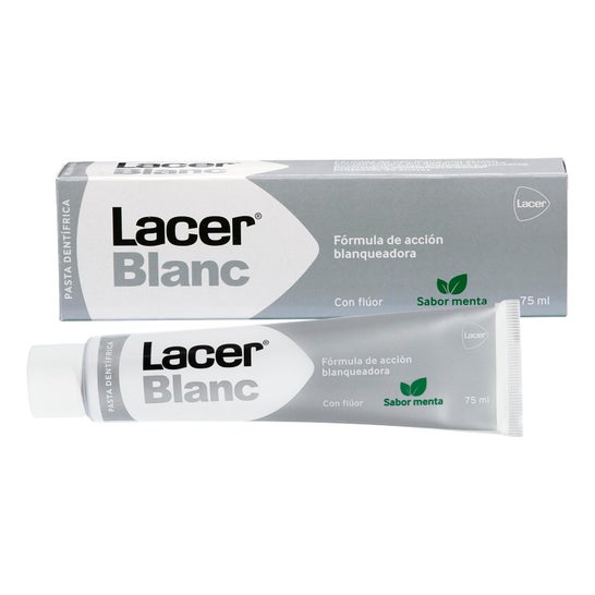 Lacer™ Blanc Plus dentifrice blanchissant à la menthe 75ml