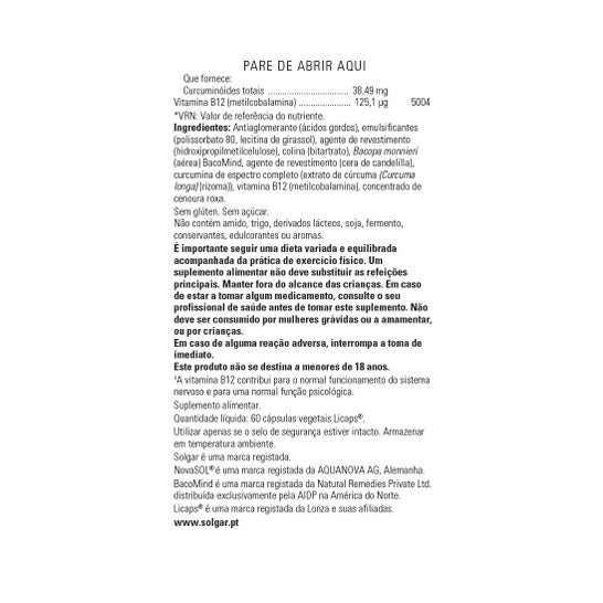 Solgar Brain Works 60Compr